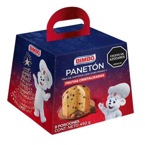 paneton bimbo 450g frutas cristalizadas